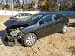 Vehiculos salvage en venta de Copart Austell, GA: 2016 Toyota Corolla L