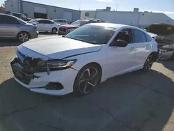 Salvage cars for sale at Vallejo, CA auction: 2021 Honda Accord Sport SE