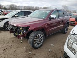 Salvage cars for sale at Bridgeton, MO auction: 2018 Jeep Grand Cherokee Limited