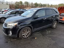 Salvage cars for sale at Exeter, RI auction: 2014 KIA Sorento LX