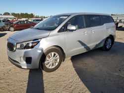 Salvage cars for sale at Harleyville, SC auction: 2017 KIA Sedona L