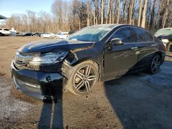 Salvage cars for sale from Copart East Granby, CT: 2017 Honda Accord Touring