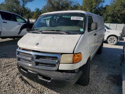 Salvage cars for sale at Apopka, FL auction: 2003 Dodge RAM Van B1500