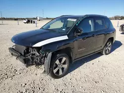 Salvage cars for sale at New Braunfels, TX auction: 2017 Jeep Compass Latitude