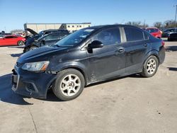 Chevrolet Sonic salvage cars for sale: 2017 Chevrolet Sonic LS