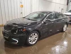 Salvage cars for sale at Franklin, WI auction: 2017 Chevrolet Malibu LT