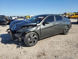 Salvage cars for sale at Houston, TX auction: 2024 Hyundai Elantra Limited