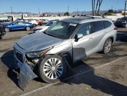 Vehiculos salvage en venta de Copart Van Nuys, CA: 2022 Toyota Highlander Platinum