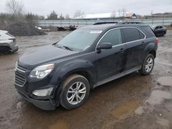 Chevrolet Equinox lt salvage cars for sale: 2016 Chevrolet Equinox LT