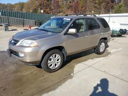 Salvage cars for sale at Spartanburg, SC auction: 2003 Acura MDX Touring