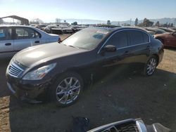 Salvage cars for sale at San Martin, CA auction: 2013 Infiniti G37