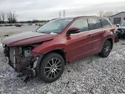 2018 Toyota Highlander SE en venta en Barberton, OH