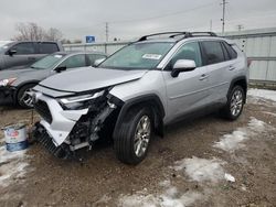 Salvage cars for sale at Chicago Heights, IL auction: 2022 Toyota Rav4 XLE Premium