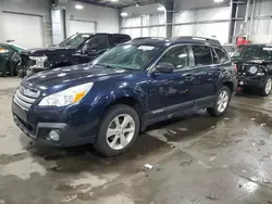 2014 Subaru Outback 2.5I Premium en venta en Ham Lake, MN