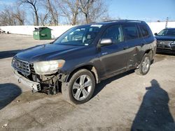 Salvage cars for sale at Bridgeton, MO auction: 2008 Toyota Highlander Sport