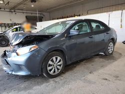 Salvage cars for sale at Candia, NH auction: 2016 Toyota Corolla L