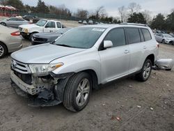 Toyota Highlander Limited salvage cars for sale: 2012 Toyota Highlander Limited