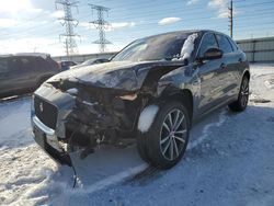 Salvage cars for sale at Elgin, IL auction: 2017 Jaguar F-PACE Prestige