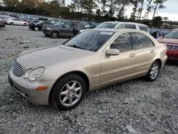 Salvage cars for sale at Byron, GA auction: 2003 Mercedes-Benz C 240