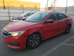 Salvage cars for sale at Sun Valley, CA auction: 2016 Honda Civic EX