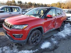 Jeep salvage cars for sale: 2021 Jeep Compass Latitude