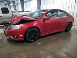 Salvage cars for sale at Ham Lake, MN auction: 2013 Chevrolet Cruze LT