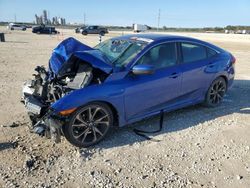 Salvage cars for sale at New Braunfels, TX auction: 2020 Honda Civic Sport