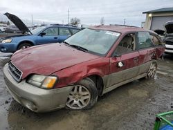 Salvage cars for sale at Eugene, OR auction: 2003 Subaru Legacy Outback AWP