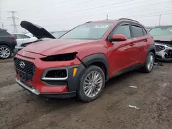 Salvage cars for sale at Elgin, IL auction: 2021 Hyundai Kona SEL Plus