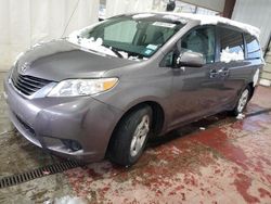 Salvage cars for sale from Copart Angola, NY: 2011 Toyota Sienna LE