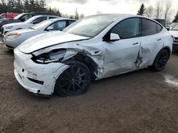 Salvage cars for sale at Bowmanville, ON auction: 2022 Tesla Model Y