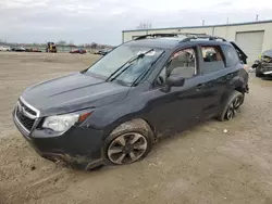 Salvage cars for sale at Kansas City, KS auction: 2018 Subaru Forester 2.5I Premium