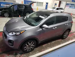 KIA Vehiculos salvage en venta: 2017 KIA Sportage EX