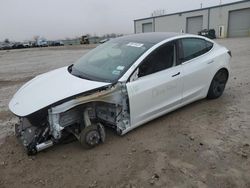 Salvage cars for sale at Kansas City, KS auction: 2020 Tesla Model 3