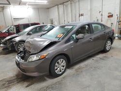 Vehiculos salvage en venta de Copart Madisonville, TN: 2012 Honda Civic LX