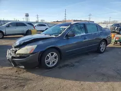 Salvage cars for sale at Chicago Heights, IL auction: 2007 Honda Accord EX