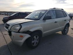 Salvage cars for sale at Grand Prairie, TX auction: 2008 Hyundai Tucson GLS