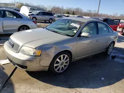 Audi salvage cars for sale: 2004 Audi A6 S-LINE Quattro