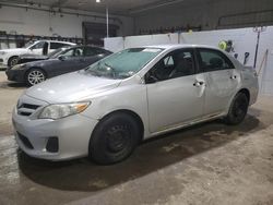 Salvage cars for sale at Candia, NH auction: 2011 Toyota Corolla Base