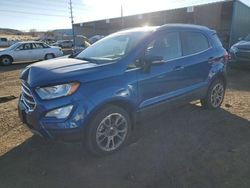 Salvage cars for sale at Colorado Springs, CO auction: 2020 Ford Ecosport Titanium