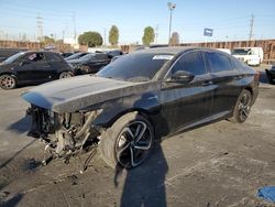 Salvage cars for sale at Wilmington, CA auction: 2022 Honda Accord Hybrid Sport