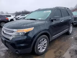 Salvage cars for sale at Hillsborough, NJ auction: 2014 Ford Explorer XLT