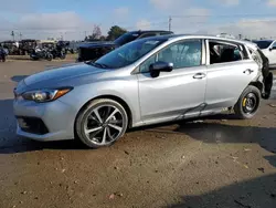 Salvage cars for sale at Nampa, ID auction: 2022 Subaru Impreza Sport