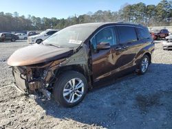 Salvage cars for sale at Ellenwood, GA auction: 2021 Toyota Sienna Limited