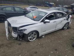 Salvage cars for sale at Waldorf, MD auction: 2018 Ford Fusion SE Hybrid