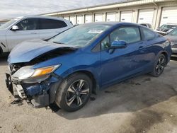 Honda Civic salvage cars for sale: 2015 Honda Civic EX