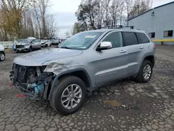 Salvage cars for sale at Portland, OR auction: 2015 Jeep Grand Cherokee Limited