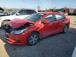 Salvage cars for sale from Copart Cleveland: 2017 Chevrolet Cruze LS