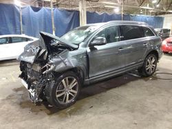 Salvage cars for sale at Woodhaven, MI auction: 2014 Audi Q7 Premium Plus