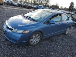 Salvage cars for sale at Portland, OR auction: 2010 Honda Civic LX